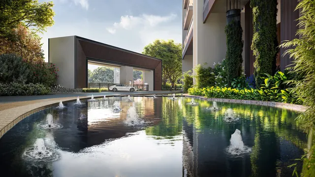 Adani The Marq - clubhouse water feature thumbnail