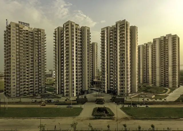 Adani Oyster Grande - tower cluster elevation (real photo) thumbnail
