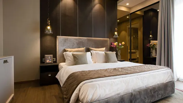 Adani Oyster Grande - sample apartment bedroom thumbnail