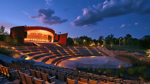 AIPL Riviera - amphitheatre at dusk thumbnail