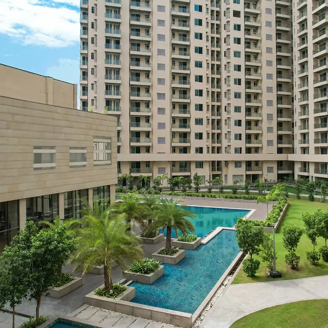 Ambience Creacions - pool and landscaped courtyard (real photo, square) thumbnail