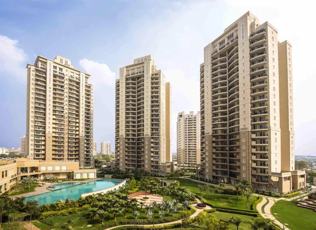 ATS Kocoon Gurgaon - towers and pool, wide (real photo) thumbnail
