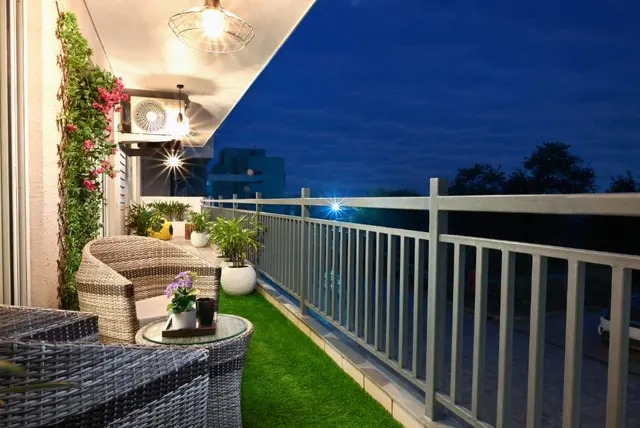 Bestech Altura - balcony at dusk thumbnail