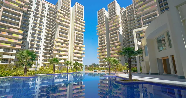 Bestech Park View Sanskriti - towers and pool thumbnail