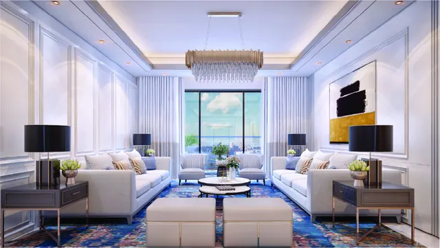 Central Park Delphine - sample residence living room thumbnail