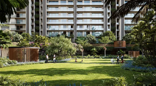 Conscient Parq - central garden and towers thumbnail