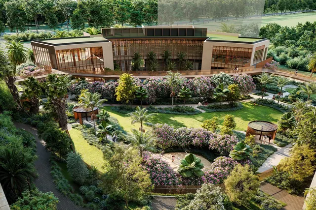 Conscient Parq - clubhouse and landscape birdseye thumbnail