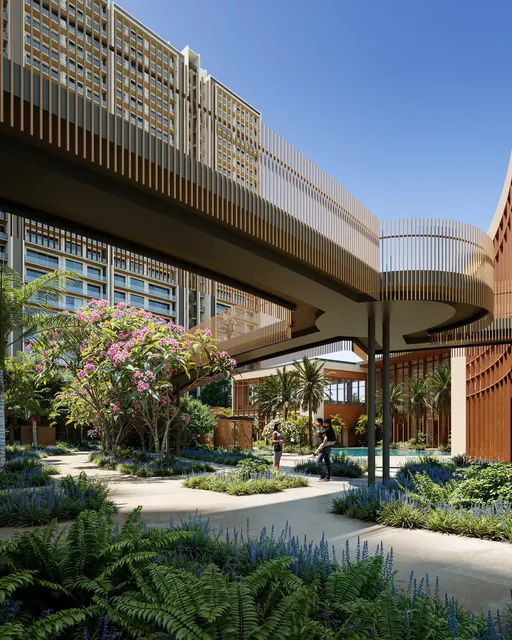 Conscient Parq - sky bridge over garden thumbnail