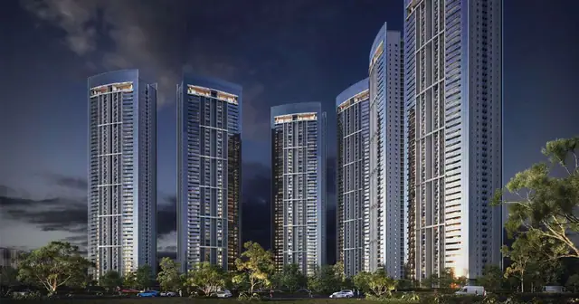 DLF Privana North towers at dusk, Sector 76 Gurgaon thumbnail