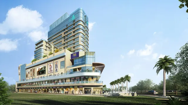 Elan Mercado - Corner elevation with PVR signage (render) thumbnail