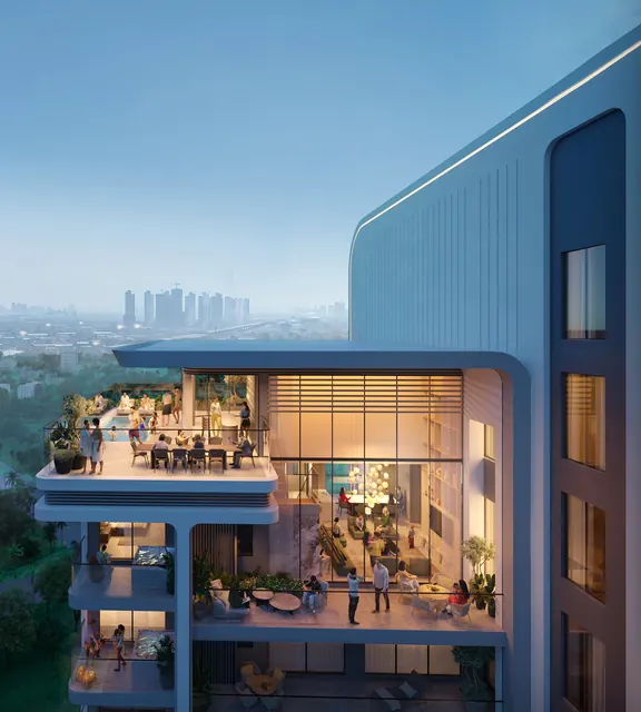 Elan The Presidential - rooftop terrace render thumbnail