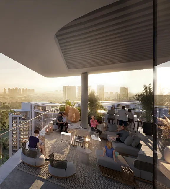 Elan The Presidential - sky deck lounge render thumbnail
