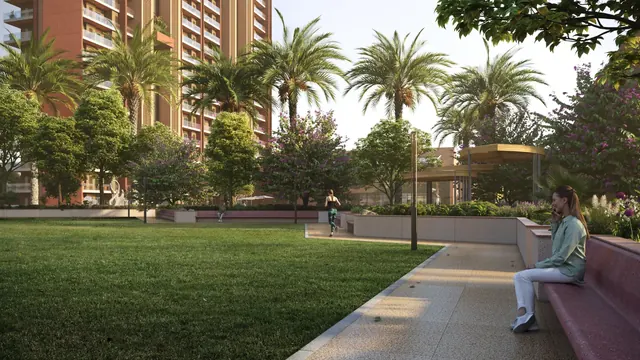 Eldeco Fairway Reserve - central lawn render thumbnail