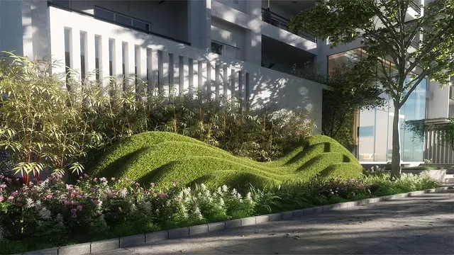 Godrej Air - landscaped podium garden thumbnail