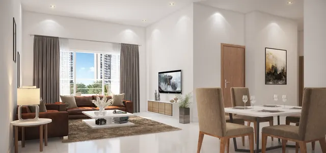 Godrej Air - living and dining interior thumbnail