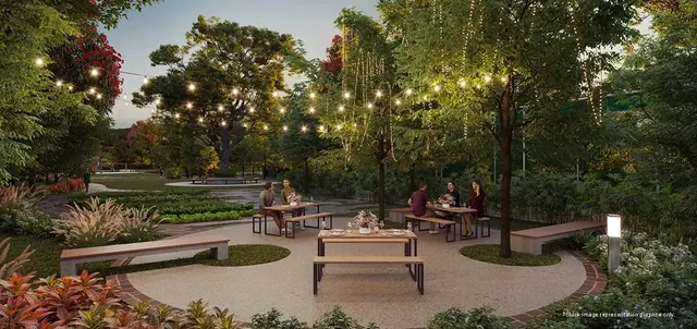 Godrej Zenith - landscaped garden seating thumbnail