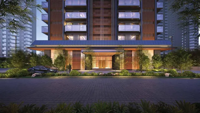 Krisumi Forest Reserve - Entrance at night thumbnail