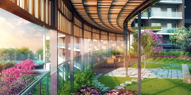 Krisumi Waterfall Residences - clubhouse terrace garden thumbnail