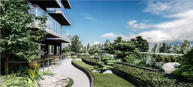 Krisumi Waterfall Suites - podium rooftop garden thumbnail