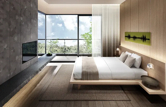 Krisumi Waterside Residences - master bedroom interior thumbnail