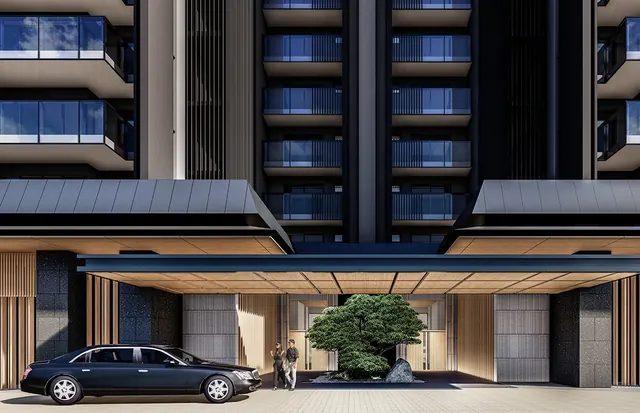 Krisumi Waterside Residences - tower porte-cochere thumbnail
