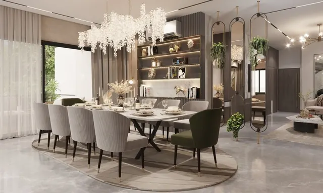L&T Sector 86 - Living and dining area (artistic impression) thumbnail