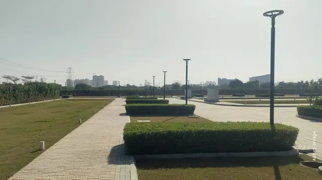 M3M 114 Market - actual site photo - plots and walkways thumbnail