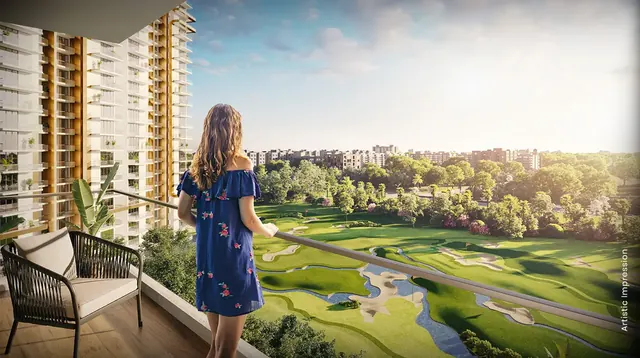 M3M Capital - balcony view over golf course thumbnail