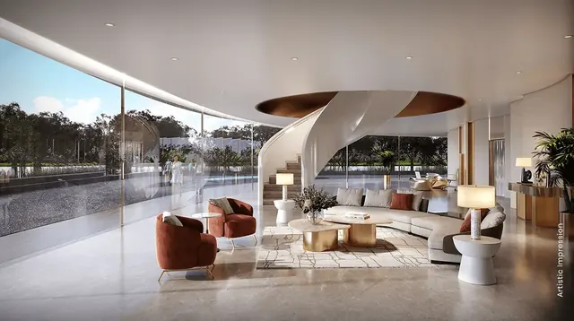 M3M Crown - clubhouse lounge interior thumbnail