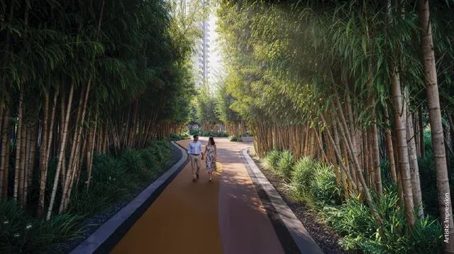 M3M Forestia West - bamboo forest trail thumbnail