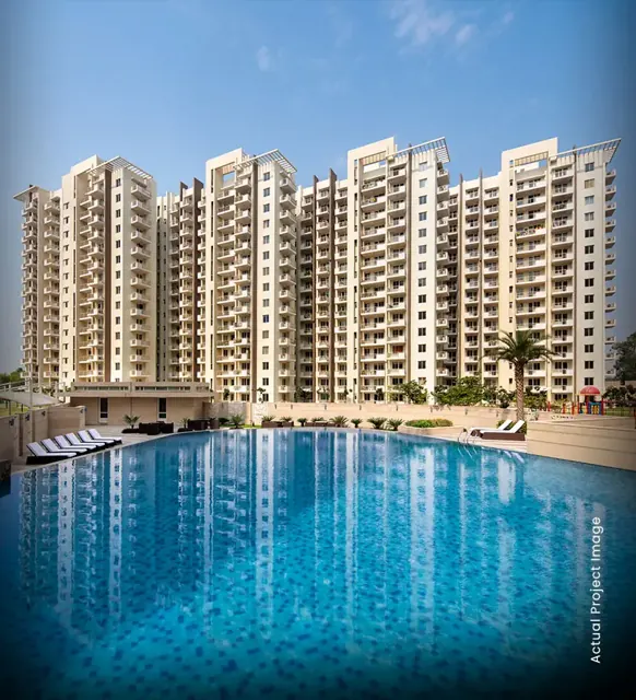 M3M Woodshire - Towers across the pool thumbnail