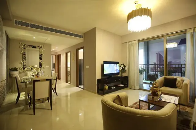 M3M Woodshire - Living and dining thumbnail