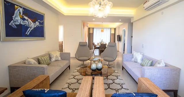 Parkview Grandspa - sample apartment living room thumbnail