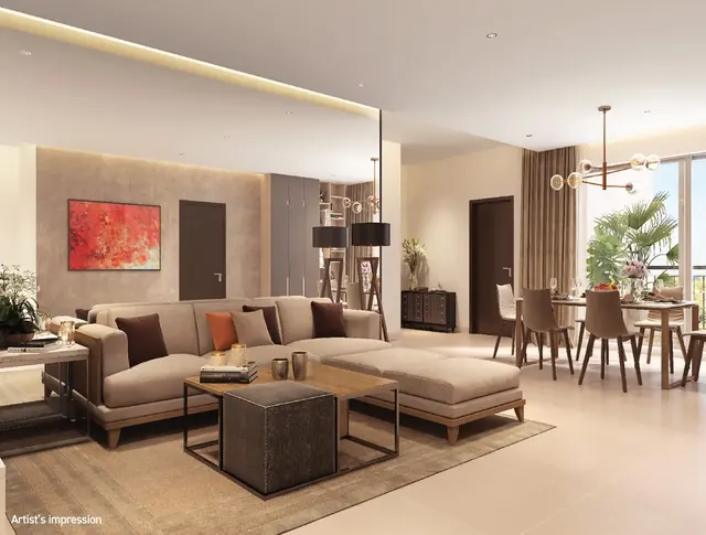 Shapoorji Joyville - living room interior thumbnail