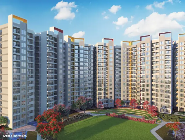 Shapoorji Joyville - towers with central greens thumbnail