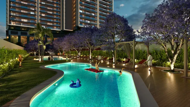 Signature Twin Towers DXP - landscaped pool thumbnail