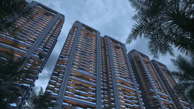 Smartworld One DXP - towers from below thumbnail