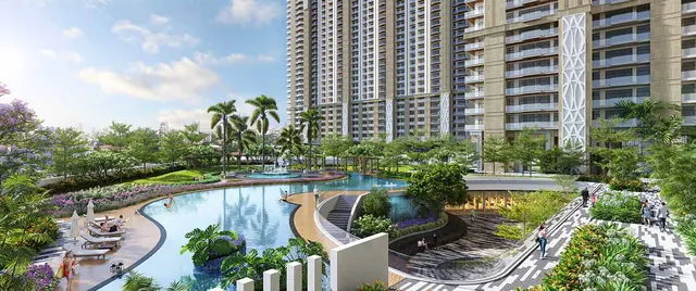 Whiteland The Aspen - landscaped pool and gardens (render) thumbnail