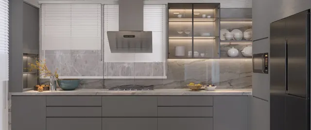 Whiteland Blissville - kitchen (interior render) thumbnail